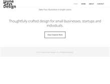 Tablet Screenshot of jaynesaysdesign.com